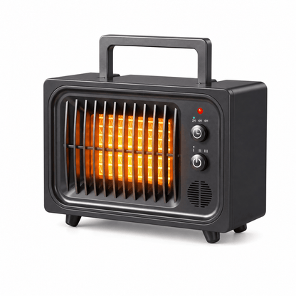 Mini Ceramic Desktop Heater 600W with Remote Control — PTC 1