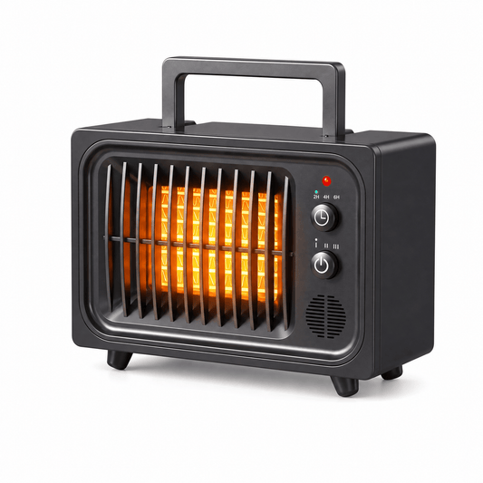 Mini Ceramic Desktop Heater 600W with Remote Control — PTC 1