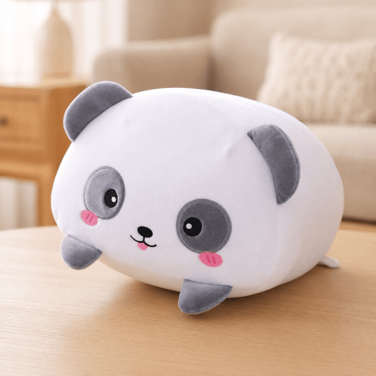 Kawaii Animal Plush Pillow — Soft Stuffed Toy Cat Panda 18-28 cm 12