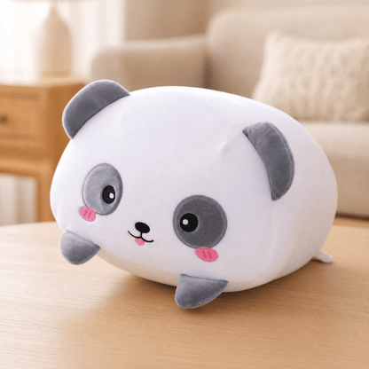 Kawaii Animal Plush Pillow — Soft Stuffed Toy Cat Panda 18-28 cm 12