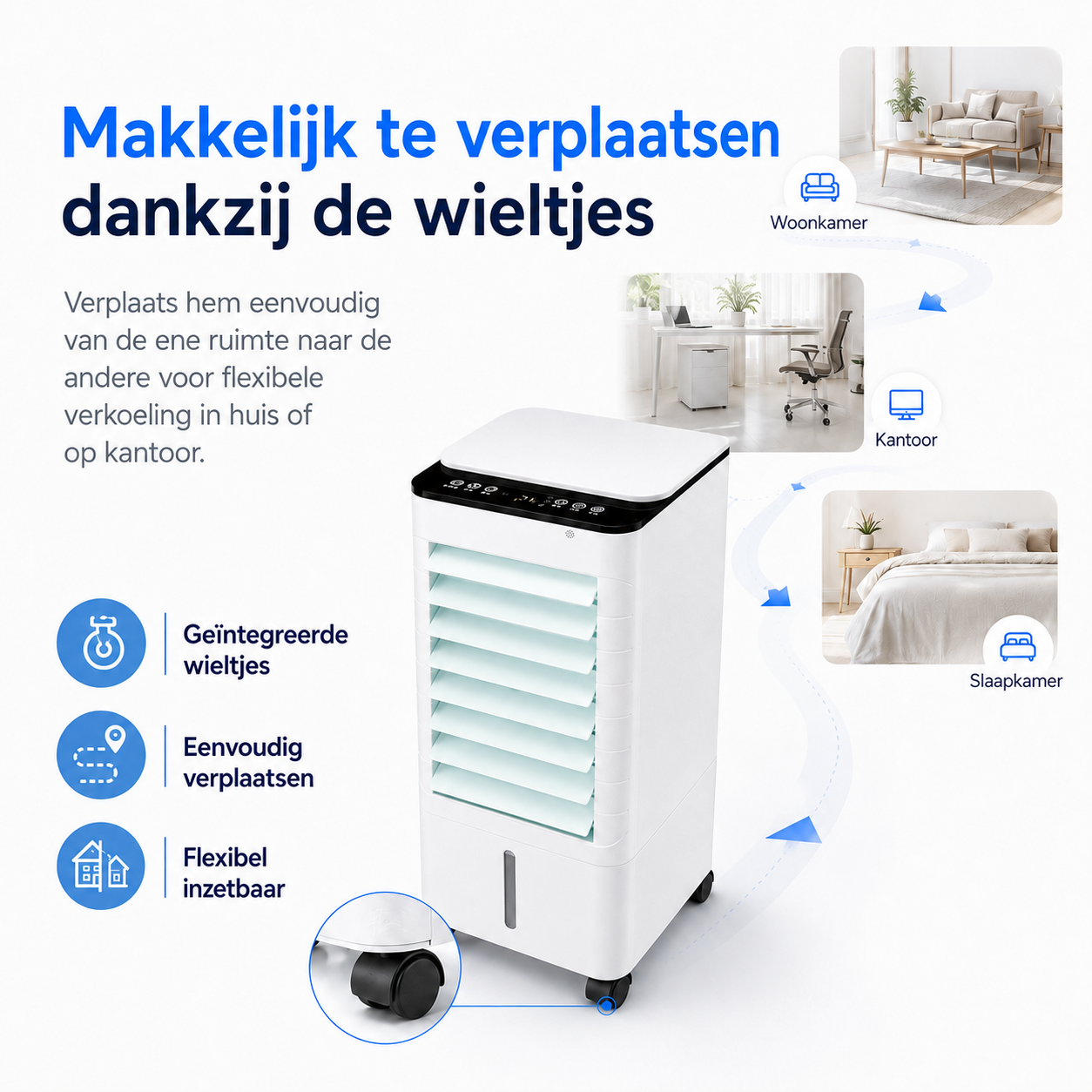 Portable Windowless Air Cooler 3-in-1 — No Hose Home & Office 6
