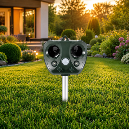 GardenSonic - Repellente Solare ad Ultrasuoni con Sensore PIR