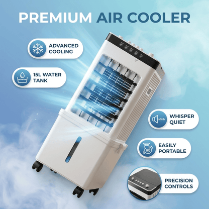 Tragbarer 3-in-1 Luftkühler mit Luftbefeuchter und Ventilator