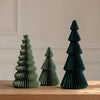 3 stuks: Saliegroen 15cm + Donkergroen 20cm + 25cm