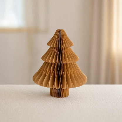 3D Honeycomb Paper Christmas Tree — Foldable Table Decoration 11