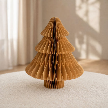 3D Honeycomb Paper Christmas Tree — Foldable Table Decoration 12