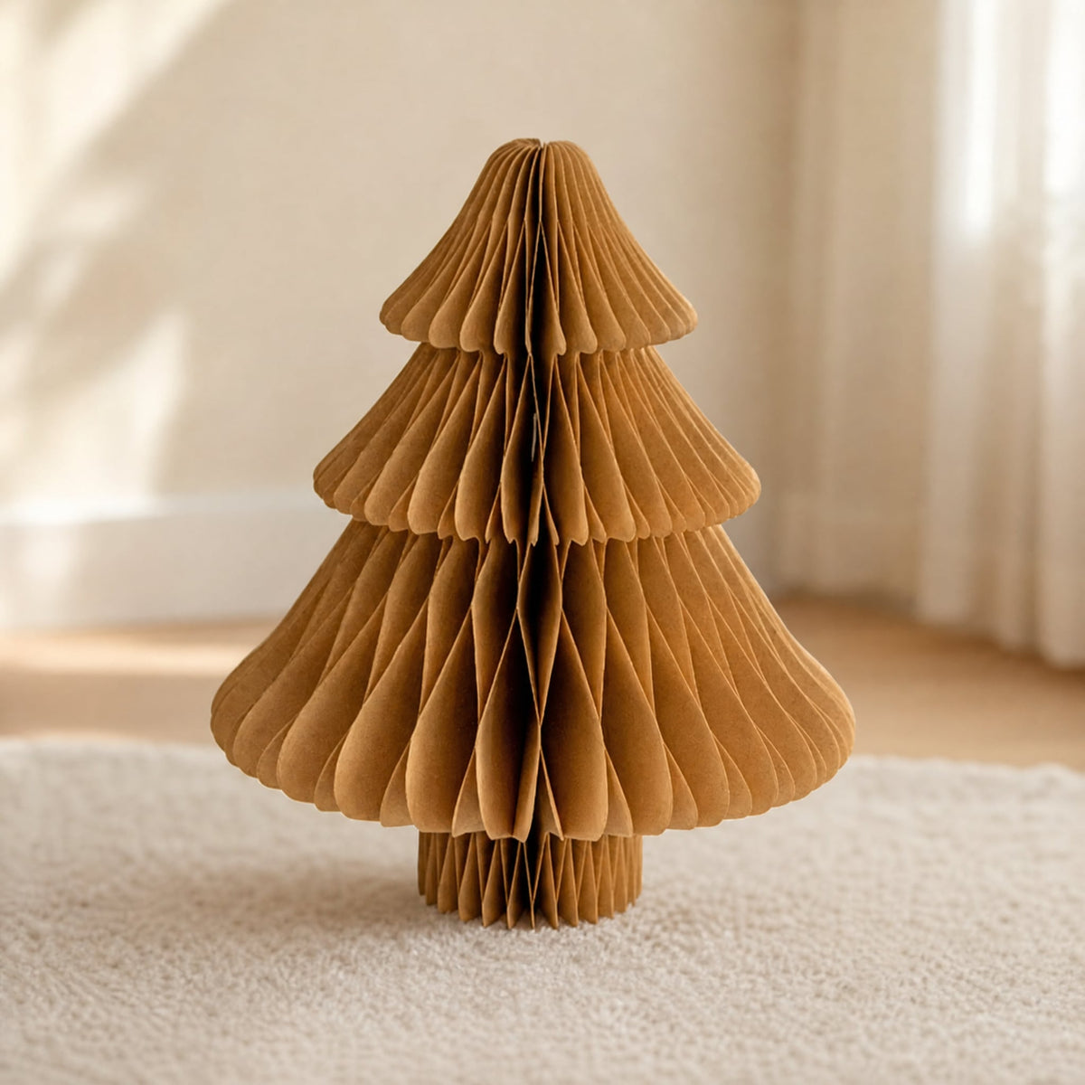 3D Honeycomb Paper Christmas Tree — Foldable Table Decoration 13