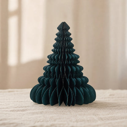 3D Honeycomb Paper Christmas Tree — Foldable Table Decoration 14