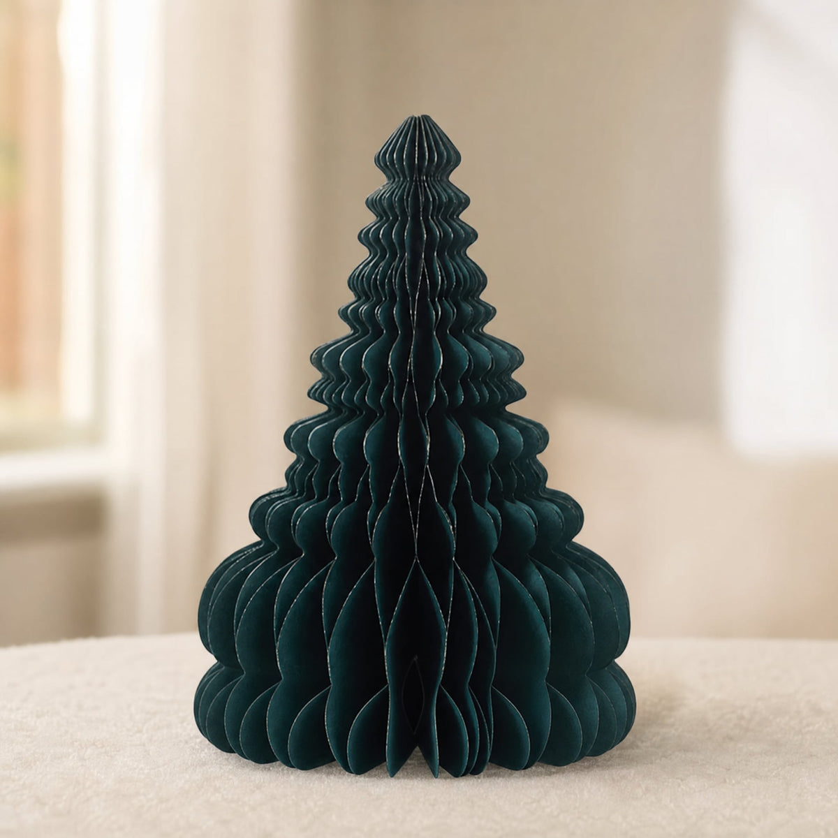 3D Honeycomb Paper Christmas Tree — Foldable Table Decoration 15