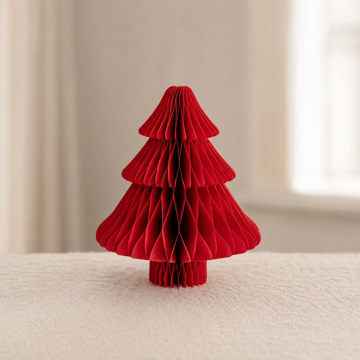3D Honeycomb Paper Christmas Tree — Foldable Table Decoration 9