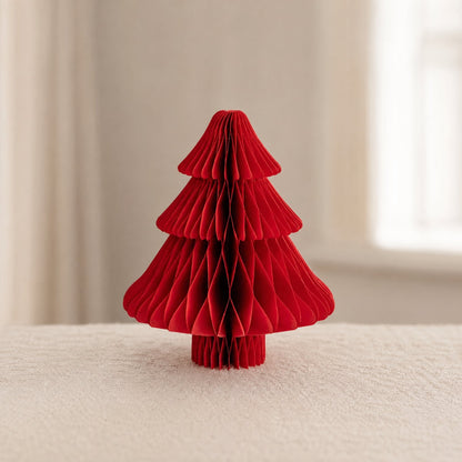 3D Honeycomb Paper Christmas Tree — Foldable Table Decoration 9