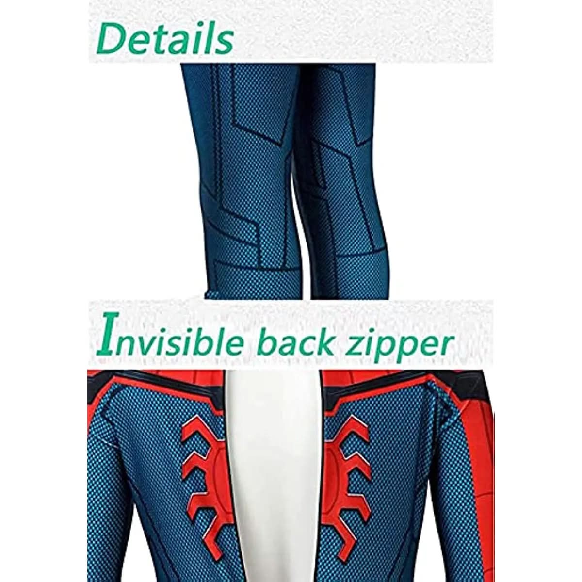 Arachnid Hero Full Body Superhero Costume with Mask — Kids 3