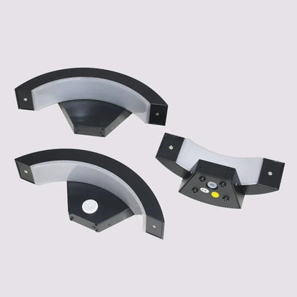 Lampada da Parete LED Curva con Sensore di Movimento Esterno IP65