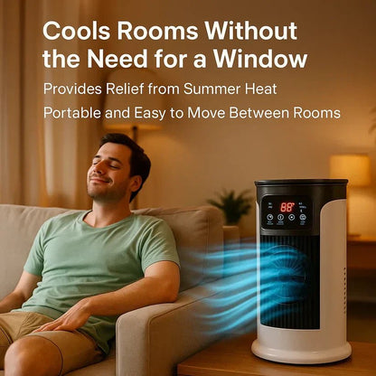 Compact Portable Air Cooler — Digital Display No Installation 4