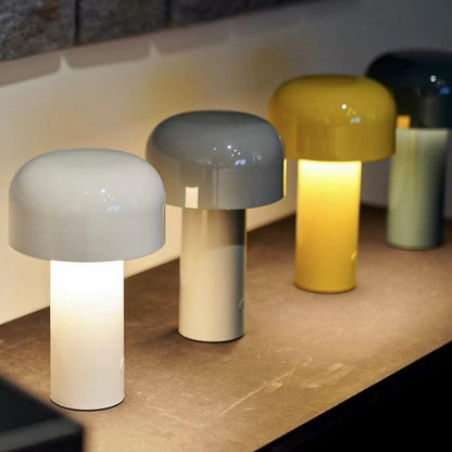 Mushroom Table Lamp LED Wireless — Dimmable USB-C Ambient Light 9
