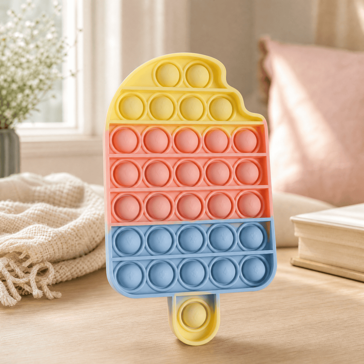 MELLOWMASH Sensory Fidget Toy — Soft Silicone Push Pop Bubbles 1