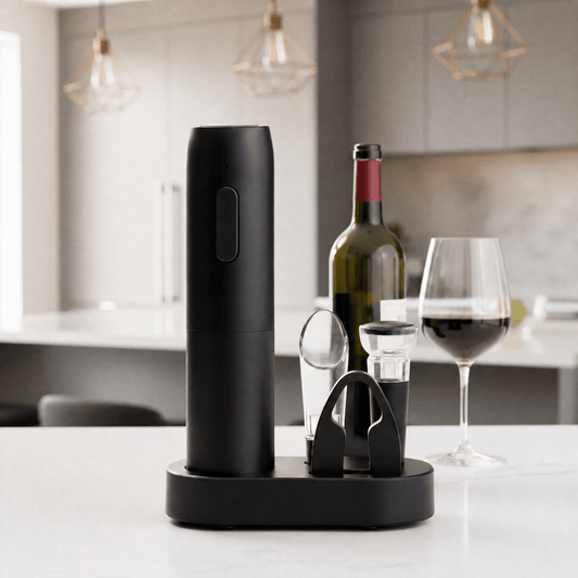 4-in-1 Electric Wine Opener Rechargeable USB — Wireless Set 1