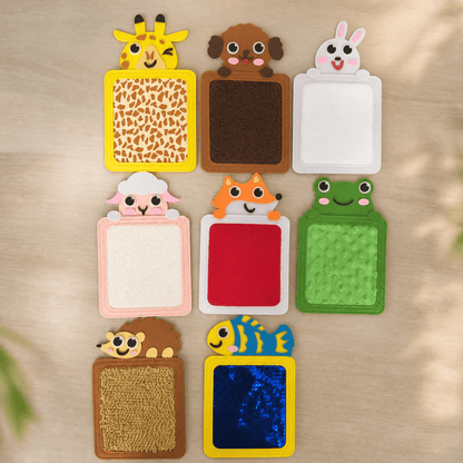 Animal Sensory Texture Mats for Kids — 8-Piece Set CE Certified 6