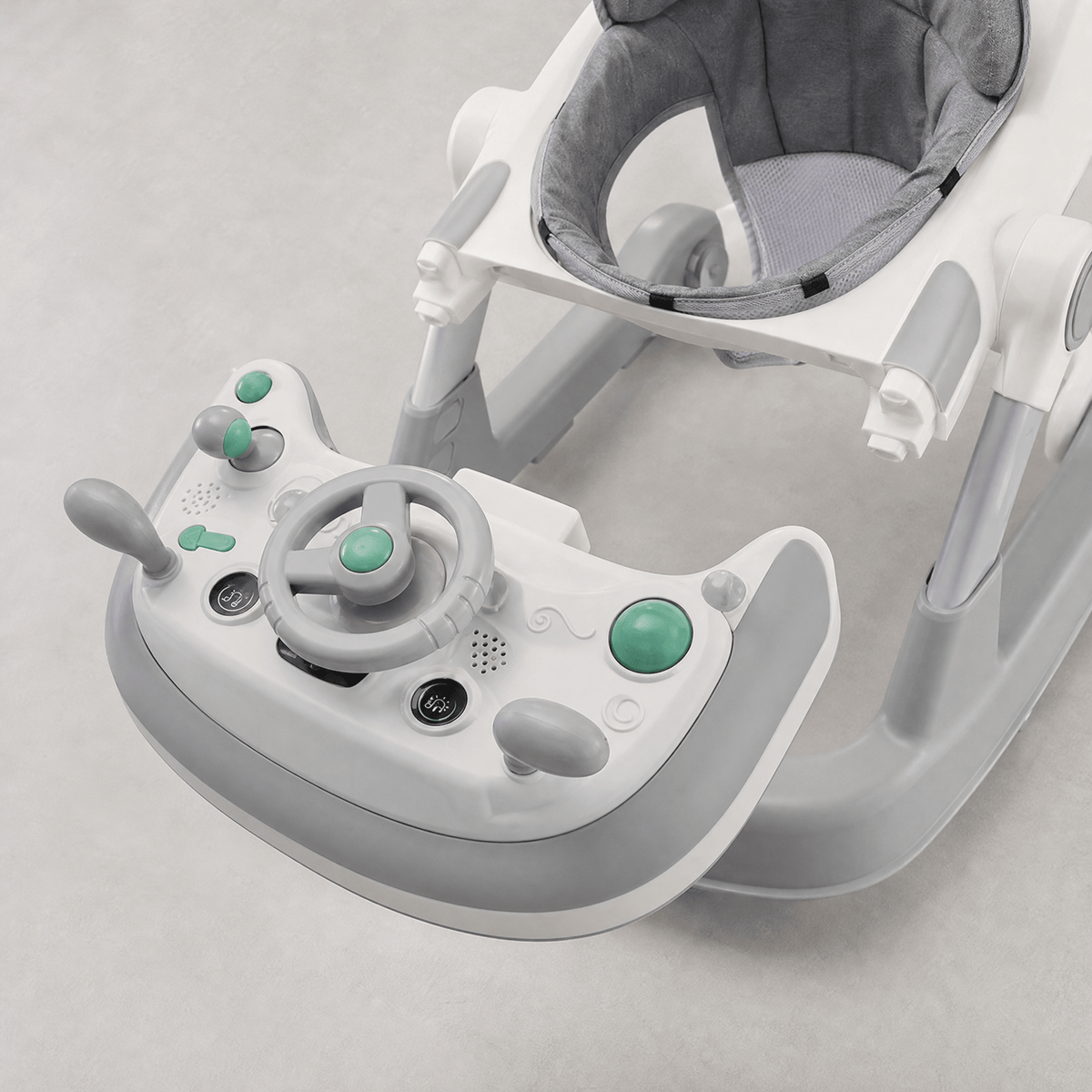 2-in-1 Baby Walker & Push Walker — Music Tray & 360° Wheels 4