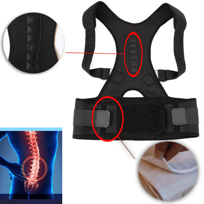 Postura Magnetic Back Support — Unisex Posture Corrector Brace 6