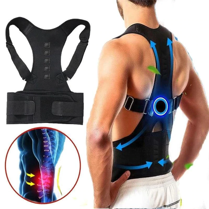 Postura Magnetic Back Support — Unisex Posture Corrector Brace 3