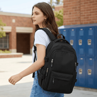 Rugzak met Grote Capaciteit en Anti-Diefstalfunctie voor Laptop en School, Unisex