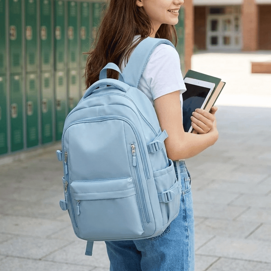 Rugzak met Grote Capaciteit en Anti-Diefstalfunctie voor Laptop en School, Unisex