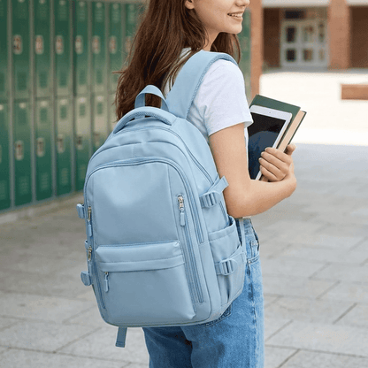 Rugzak met Grote Capaciteit en Anti-Diefstalfunctie voor Laptop en School, Unisex