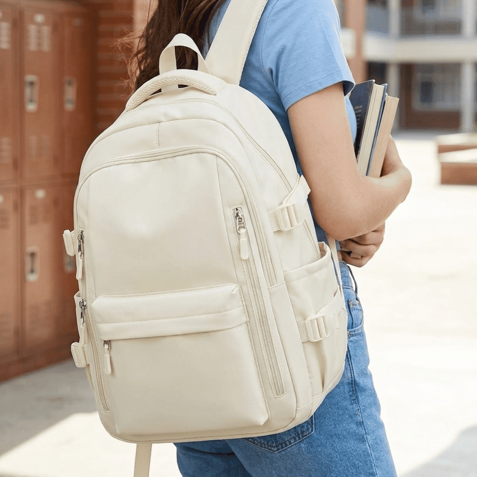 Rugzak met Grote Capaciteit en Anti-Diefstalfunctie voor Laptop en School, Unisex