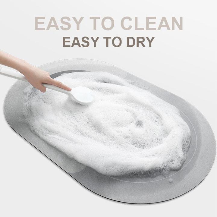 AquaComfort Quick-Dry Bath Mat — Super Absorbent Microfiber 6