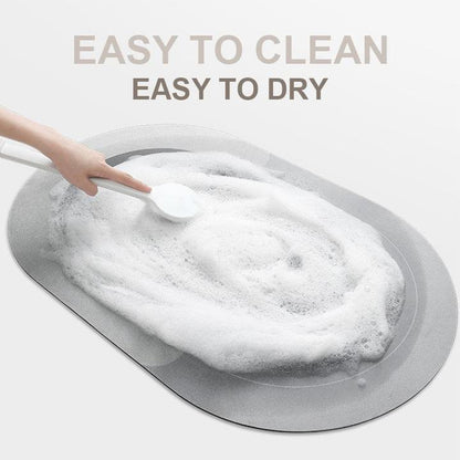 AquaComfort Quick-Dry Bath Mat — Super Absorbent Microfiber 6