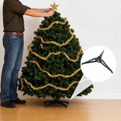 Plastic Tripod Christmas Tree Stand — 2 Sizes Black 5