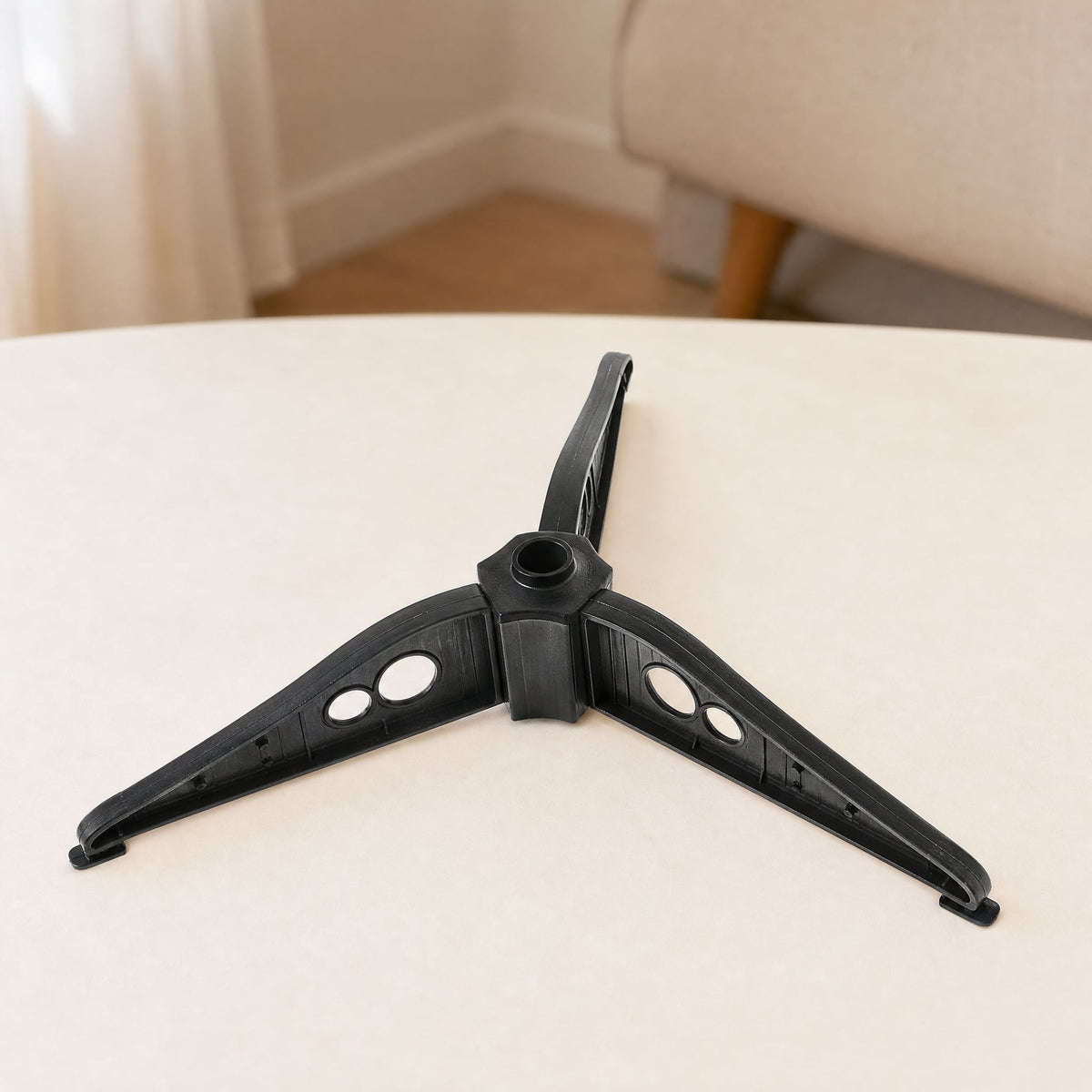 Plastic Tripod Christmas Tree Stand — 2 Sizes Black 8