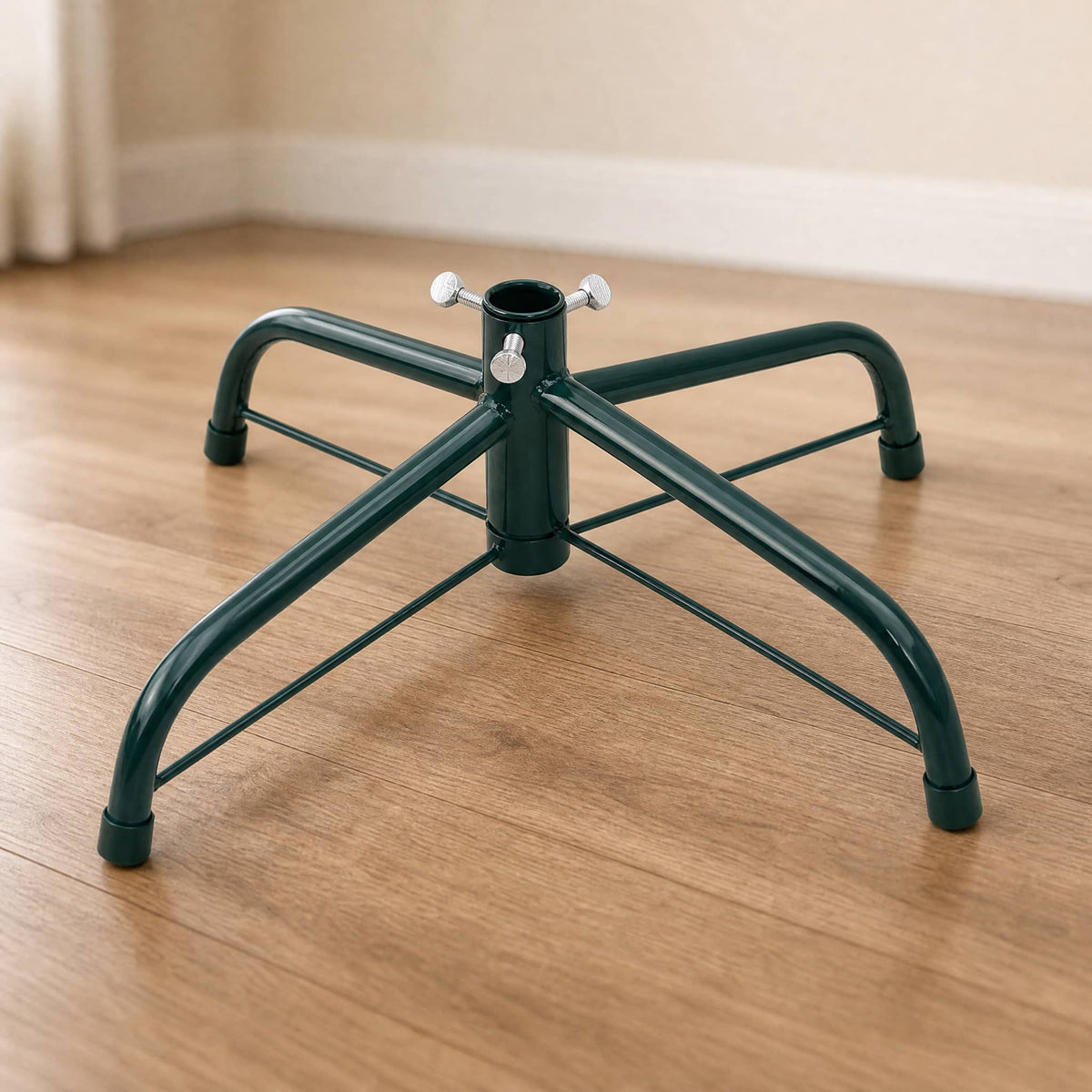 Metal Christmas Tree Stand — Cross Base with Thumb Screws 1