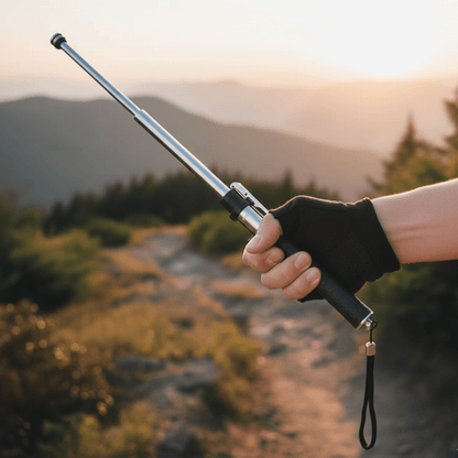 Bastone da Trekking Pieghevole Automatico Antiscivolo