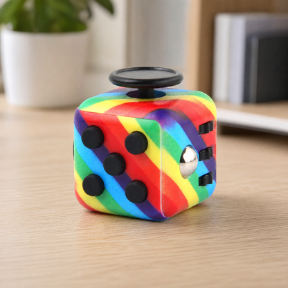 Fidget Cube Stress Relief Toy — 6 & 12-Sided Tactile Cube 13