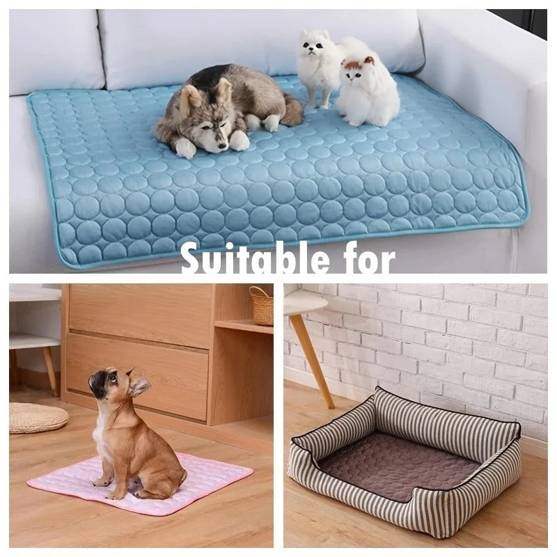 FrostPaw Cooling Pet Mat Blanket for Dogs and Cats — Summer 9