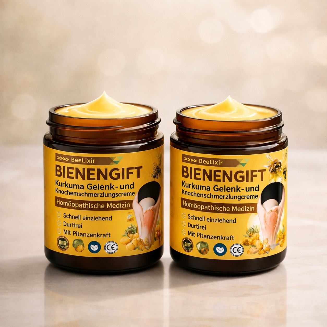 Bee Venom Face Cream with Hyaluronic Acid & Collagen — BeeLixir 1
