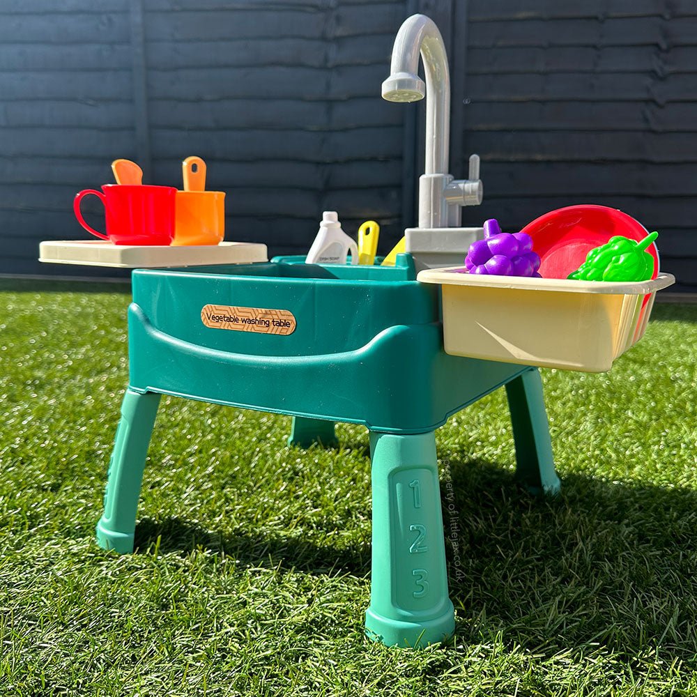 Cucina Giocattolo con Rubinetto Funzionante e Acqua Circolante