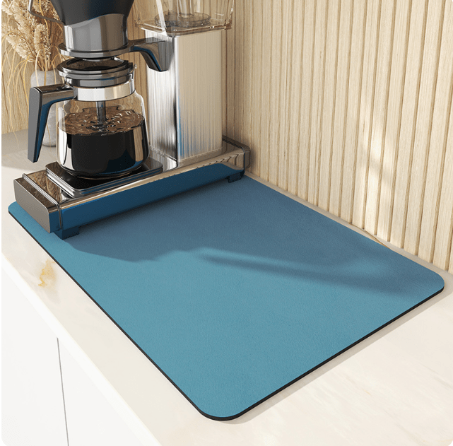 Fast-Drying Dish Drying Mat — Highly Absorbent Kitchen Mat 2