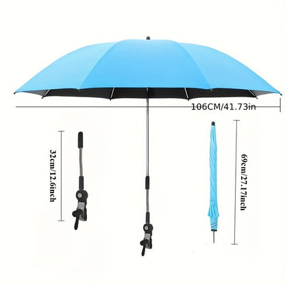 Adjustable Outdoor Sunshade Umbrella — 360° Clip-On Portable 1