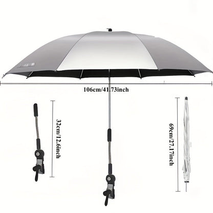 Adjustable Outdoor Sunshade Umbrella — 360° Clip-On Portable 4