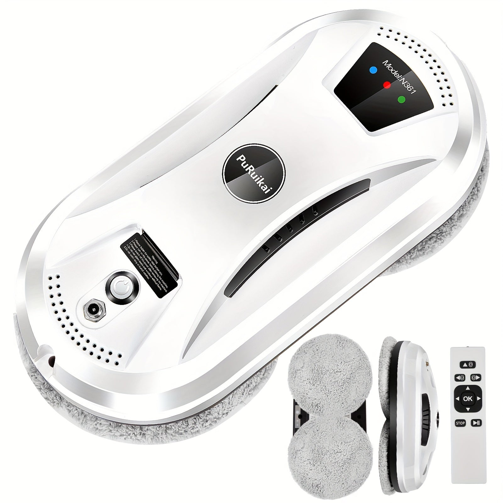 Automatic Window Cleaning Robot with Remote Control & Microfiber 1