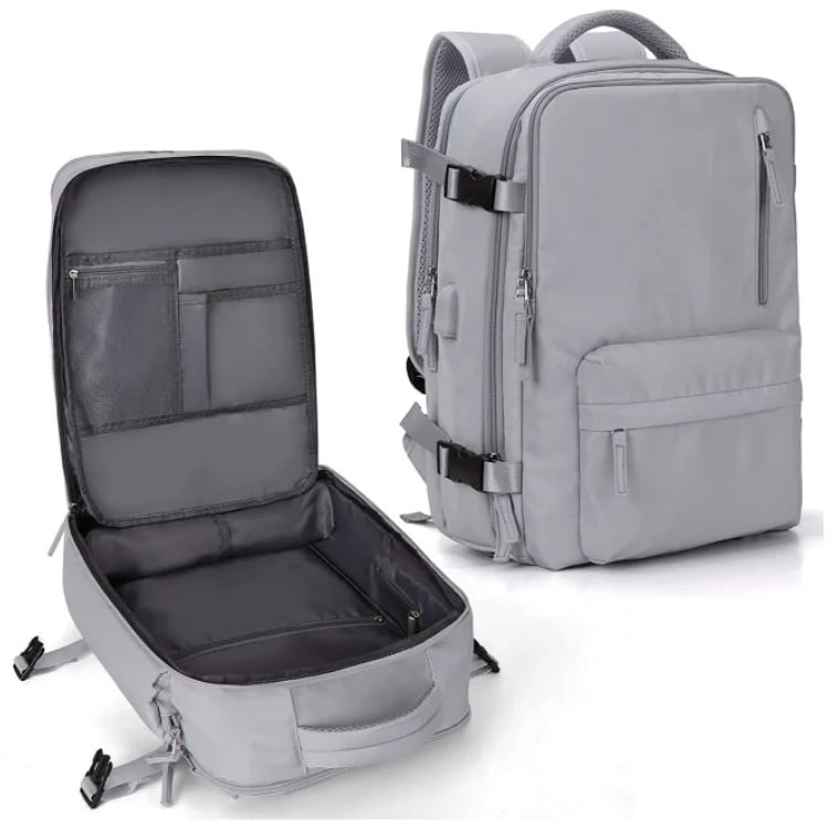 Zaino da Viaggio Donna 35L Impermeabile Multifunzione con USB