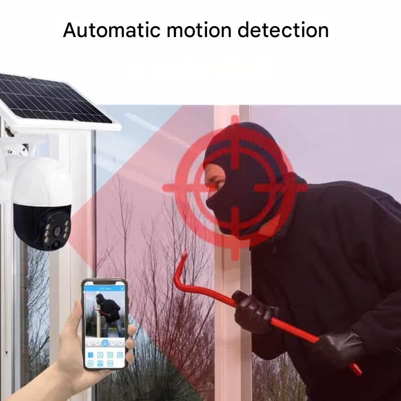 4K Solar Security Camera Wireless — Dual Lens 10x Zoom IP66 11