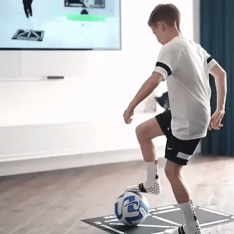Football Pro Tappetino Allenamento Calcio con Programma Video