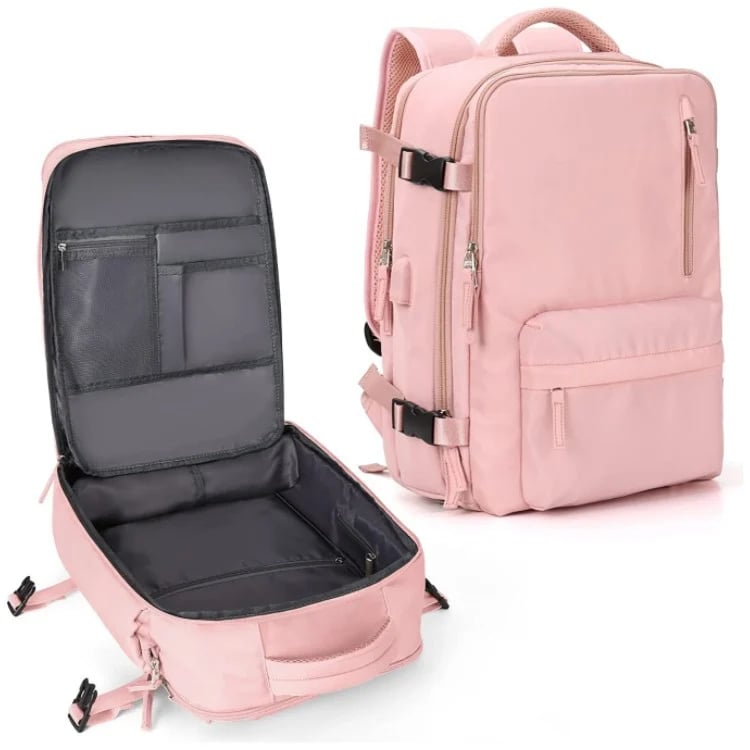 Zaino da Viaggio Donna 35L Impermeabile Multifunzione con USB