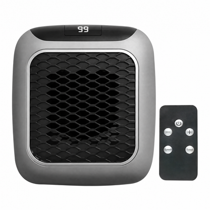 Wall-Mounted Mini Space Heater 800W — Remote Control LCD Display 6