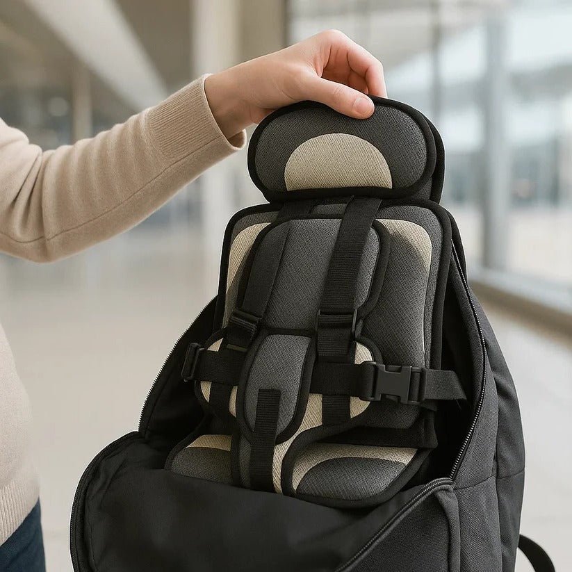 Foldable Child Travel Booster Seat — 5-Point Harness Ages 1–14 15