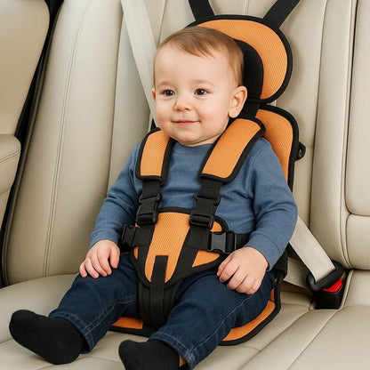 Foldable Child Travel Booster Seat — 5-Point Harness Ages 1–14 16